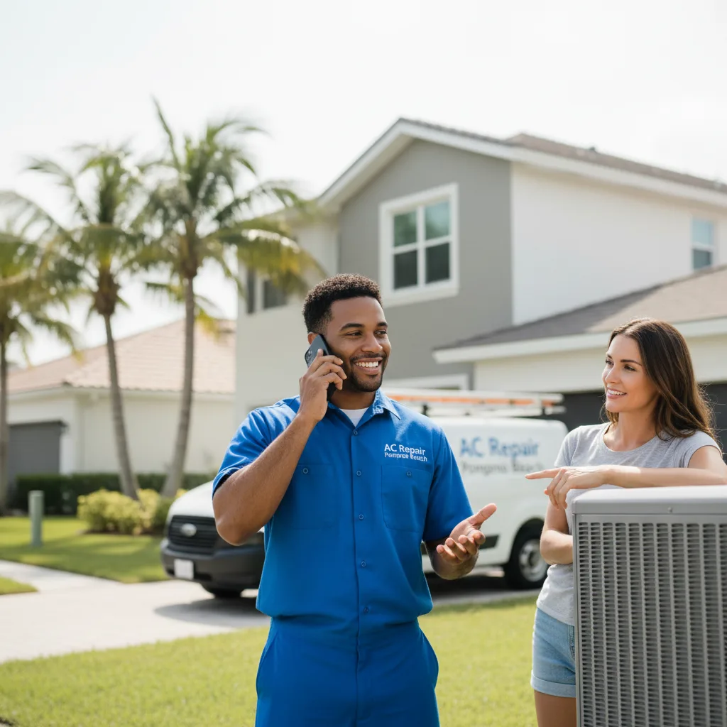 AC Repair Pompano Beach customer support in Brickeys